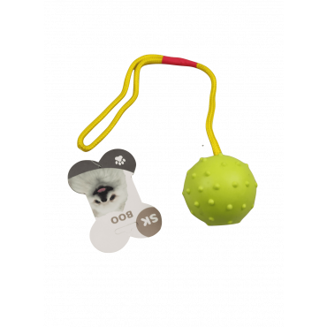 Brinquedo cão Bola com Corda - Verde