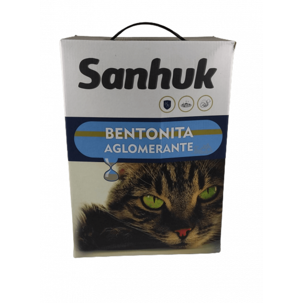 Areia para gato Bentonita - 7,5 kg