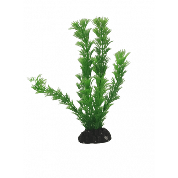 Planta Plástica para Aquário 20 cm verde