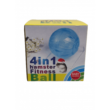 Bola Brinquedo para Hamster 4 em 1