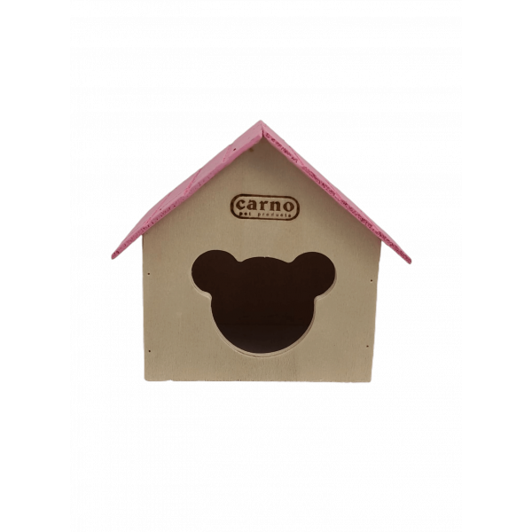 Casa para hamster em madeira