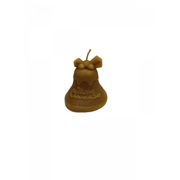 Vela de Cera Natural de Abelha -  Sino Natal