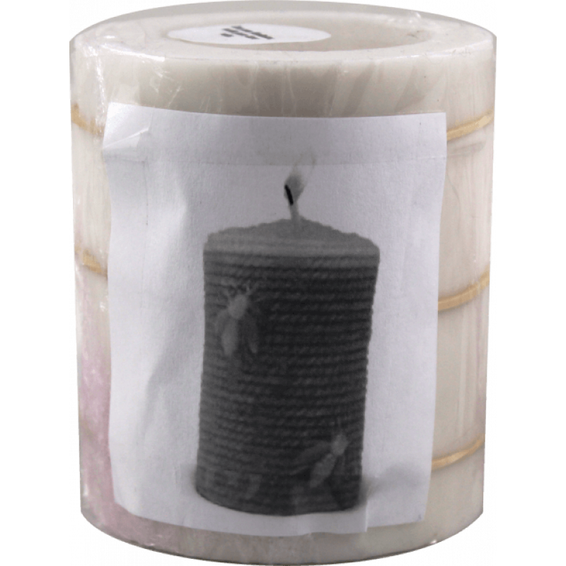 Molde para fazer velas - Círio com abelhinhas