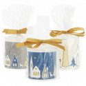 Kit para fazer velas com castiçais de Natal