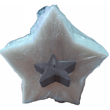 Molde para fazer velas - Estrela Grande