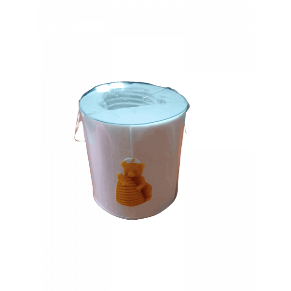 Molde para fazer velas - Urso e Colmeia
