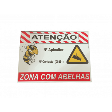 placa para apiário 6