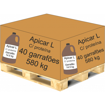 Apicar liquido palete - 40 garrafões 14,5 Kg