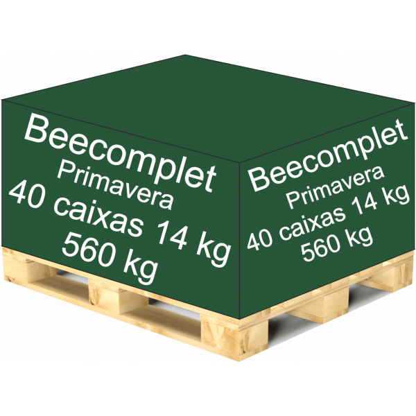 Beecomplet palete - 40 caixa de 14 Kg - Outono (estimulante e estimulação) 