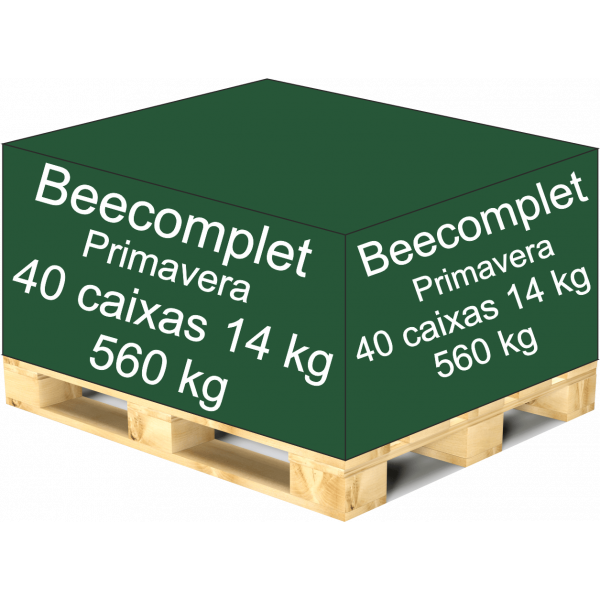 Beecomplet palete - 40 caixa de 14 Kg - Primavera (estimulante e estimulação) 