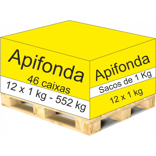 Apifonda palete - 46 caixas de 12 x 1 Kg