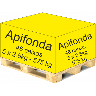 Apifonda palete - 46 caixas de 12,5 Kg