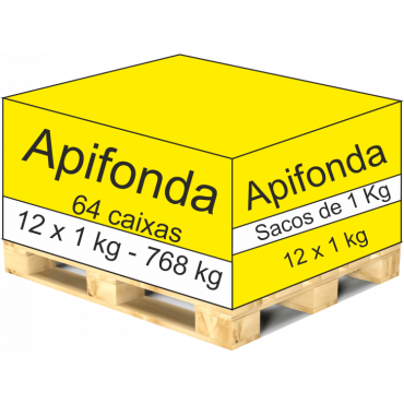 Apifonda palete - 64 caixas de 12 x 1 Kg