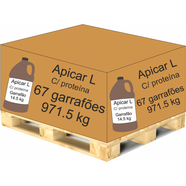 Apicar liquido palete - 67 garrafões 14,5 Kg