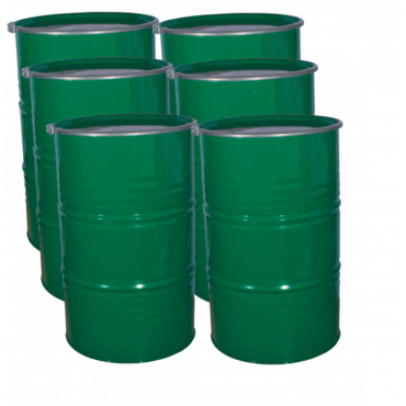 Conjunto de 6 Bidões novos para mel 320 Kg