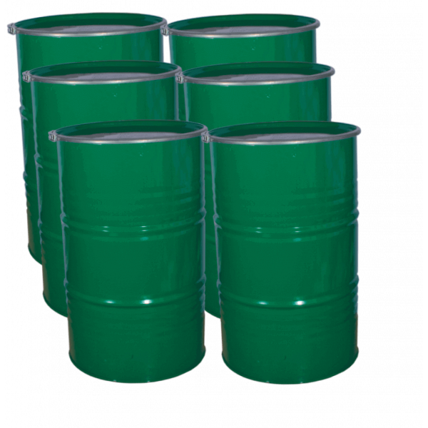 Conjunto de 6 Bidões novos para mel 320 Kg