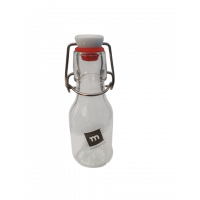 Garrafa Vidro 100 ml com tampa hermética Garrafa Vidro 100 ml...