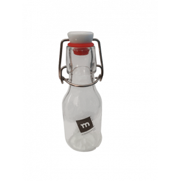 Garrafa Vidro 100 ml com tampa hermética