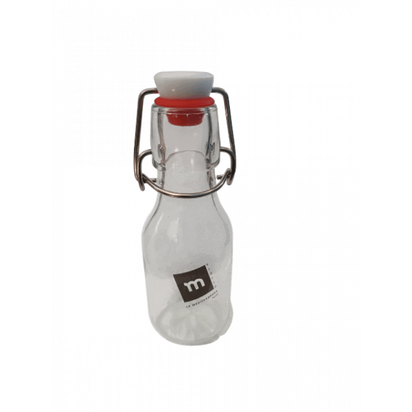Garrafa Vidro 100 ml com tampa hermética