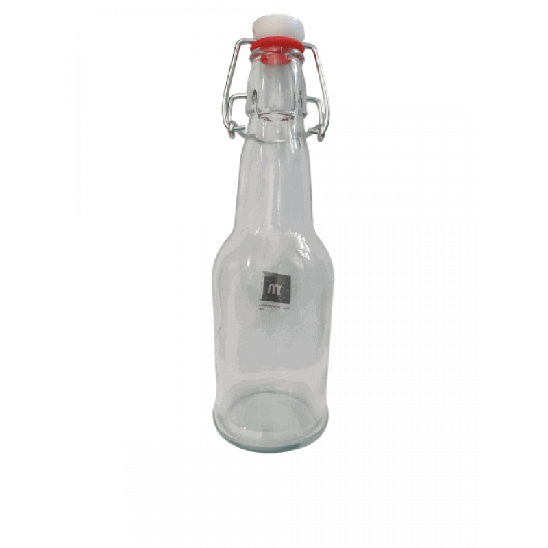 Garrafa Vidro 250ml com tampa hermética
