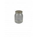 Frasco de 1 kg favo com tampa dourada TO 82mm em palete de 1016 