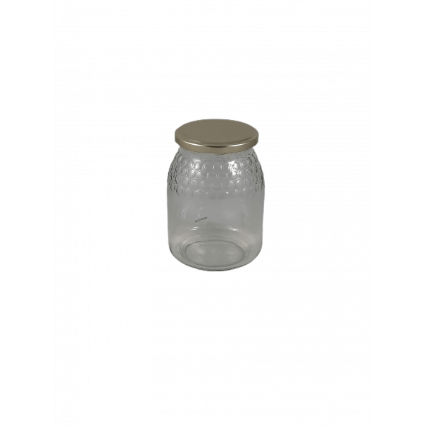 Frasco de 1 kg favo TO77 com tampa em palete de 1016 frascos 