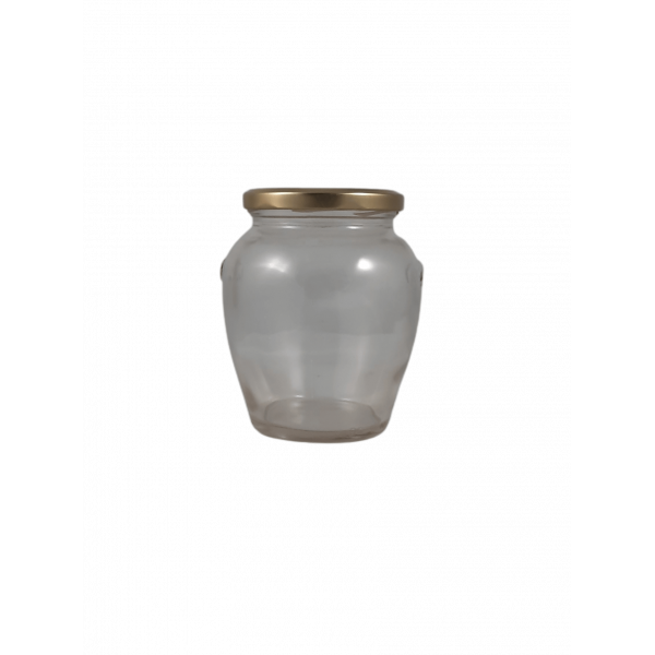 Caixa 6 frascos 1 kg Orcio com tampa dourada