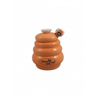 Pote com colher para...