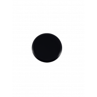 Tampa metálica preta...