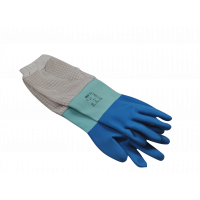 Luvas de nitrilo azu...