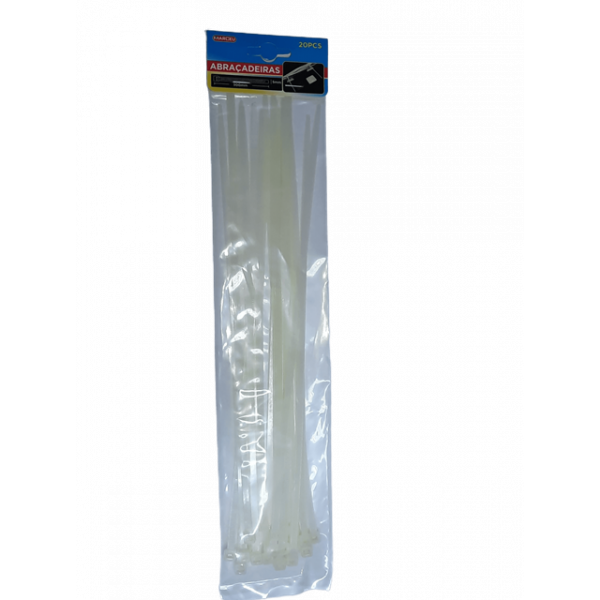Abraçadeira de nylon (5mmx300mm) 20 unidades 
