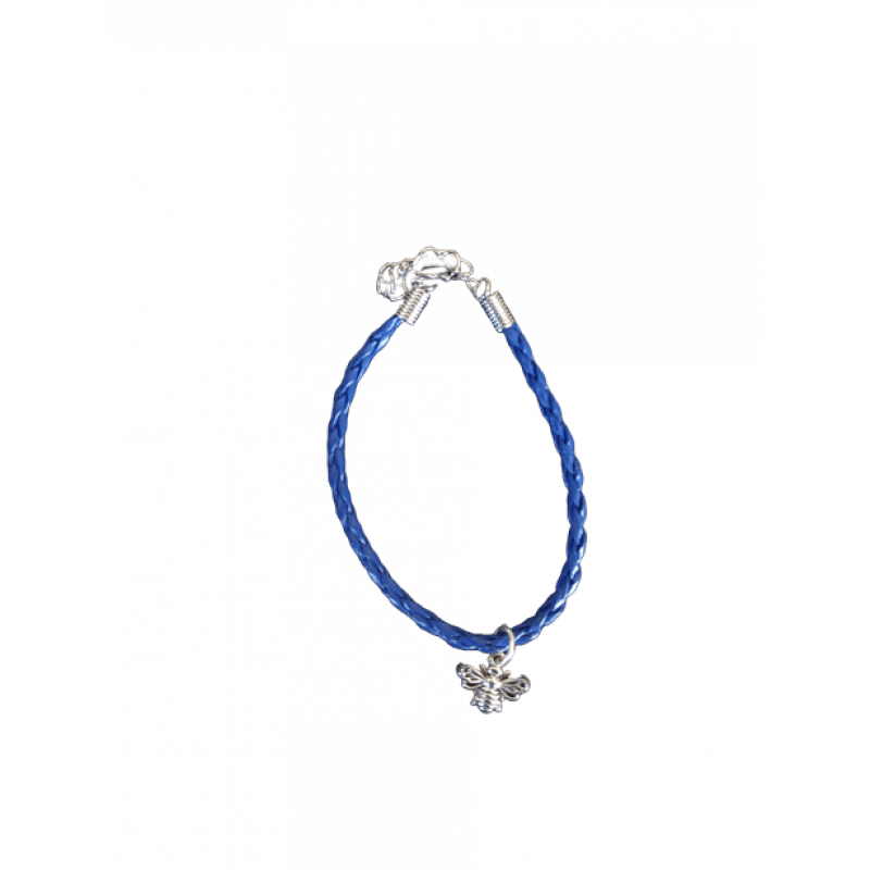 Pulseira com Abelha Prateada