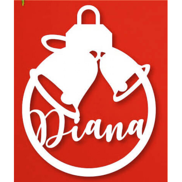 Bola de natal personalizável 2