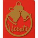 Bola de natal personalizável 2