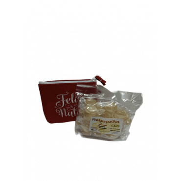 Bolsinha com Fecho - Feliz Natal com Rebuçados de Mel