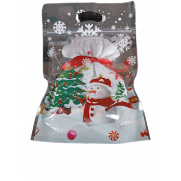 Sabonete de Mel com toalhinha em saco Natal