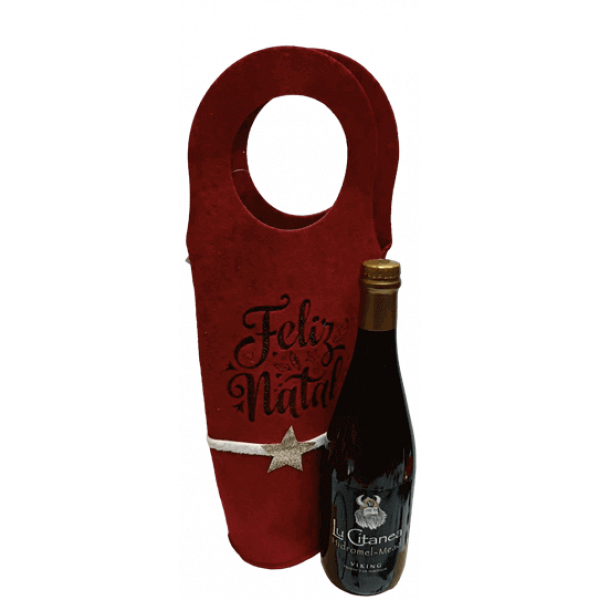 Saco em feltro - Feliz Natal com Hidromel Viking Saco em feltro - Feliz Natal com Hidromel Viking