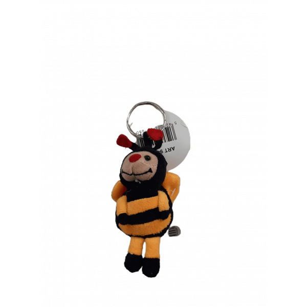 Porta chaves peluche abelha