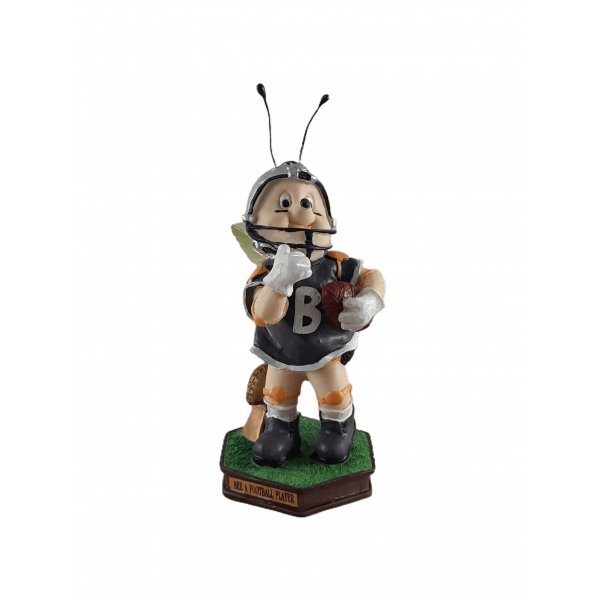 Figura de resina "abelha rugby"
